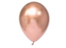 Chrome Rose Gold Latex Balloon