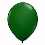 DARK GREEN PLAIN LATEX BALLOON